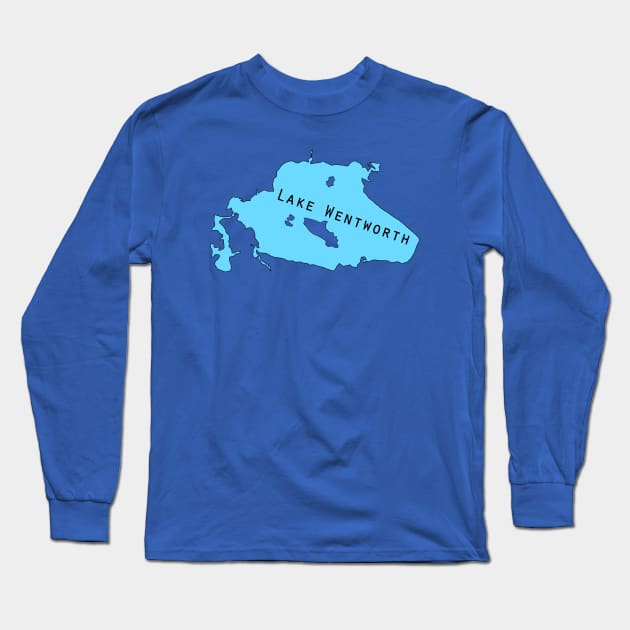 Lake Wentworth, NH Long Sleeve T-Shirt by ACGraphics